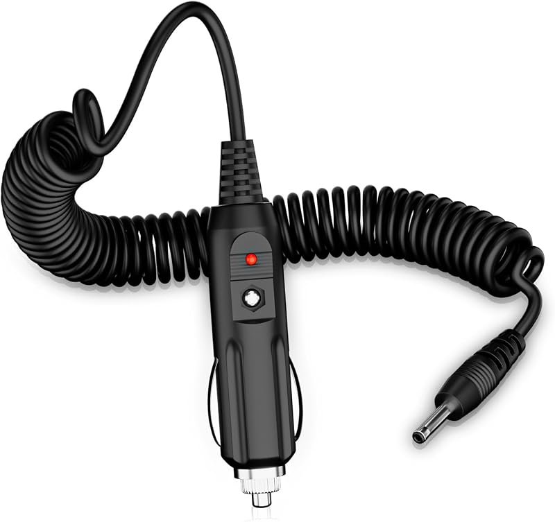 Adaptador de auto de 12 V, cargador compatible con Nextbase SDV48-A, reproductor de DVD portátil para auto
