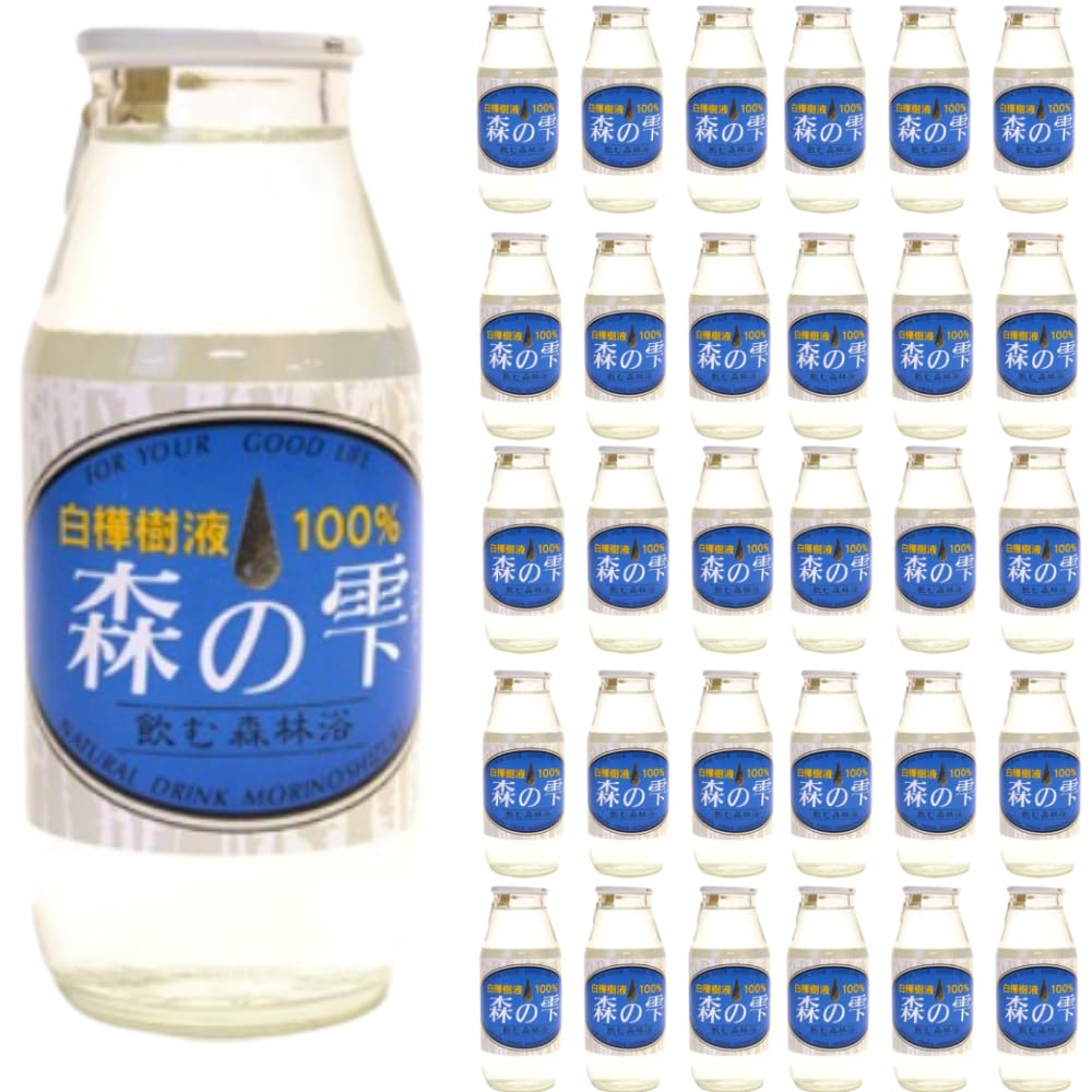 さっちゃん　ミネラル原液販売実績25年世界初開発者の50種類以上のミネラル Amazon.co.jp: さっぷ 森の雫 白樺樹液 180m瓶L×30箱 : 食品・飲料・お酒