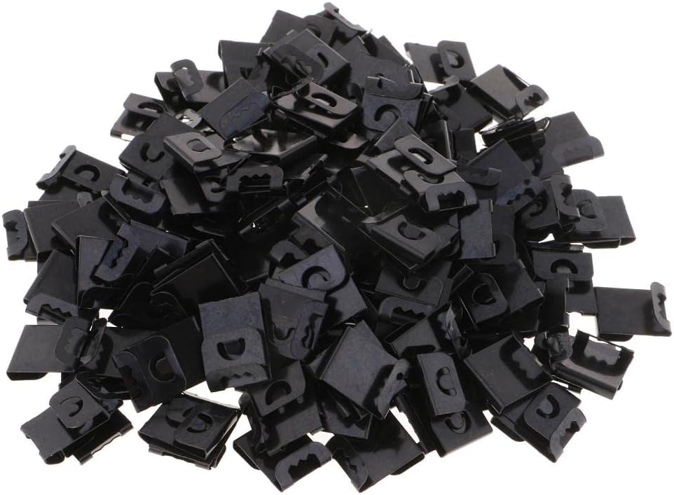 200Pcs Black Photo Frame Picture Hangers S Hook Canvas Art Hanging Hardware