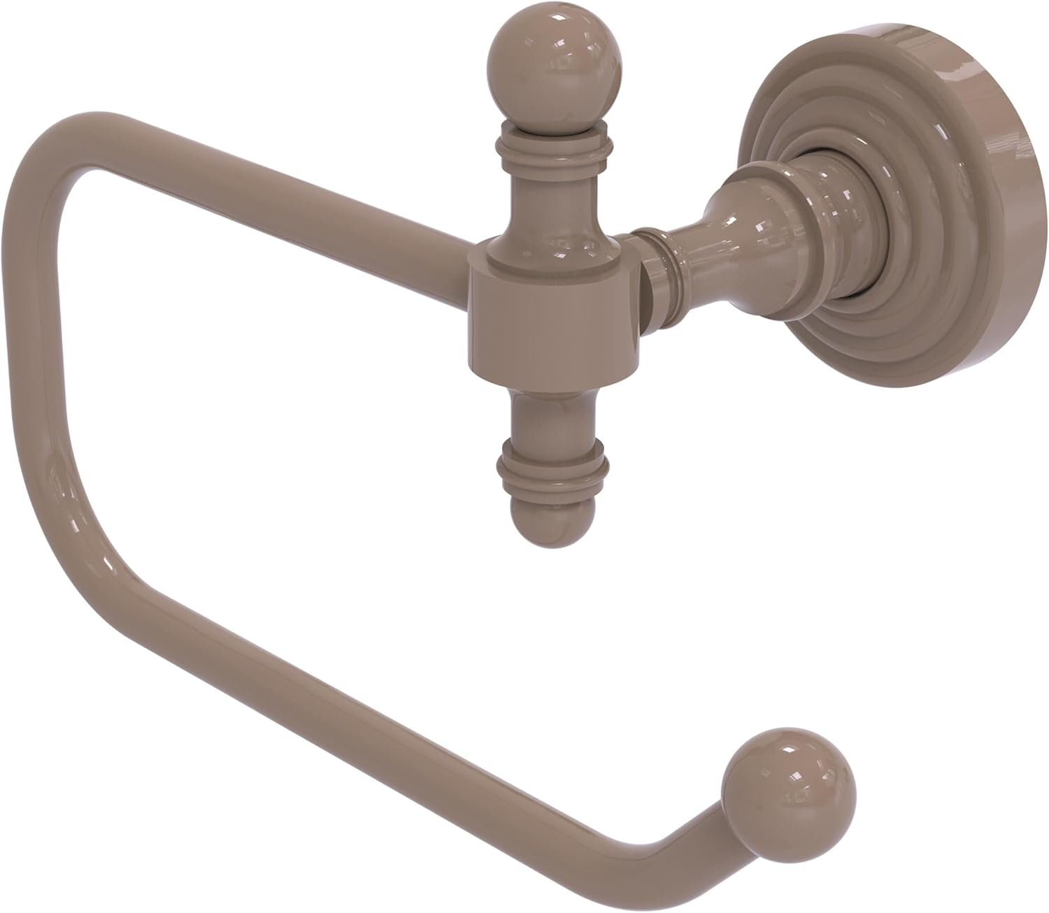 Allied Brass RW-24E-SBR Retro Wave Collection European Style Tissue Toilet Paper Holder, Satin Brass