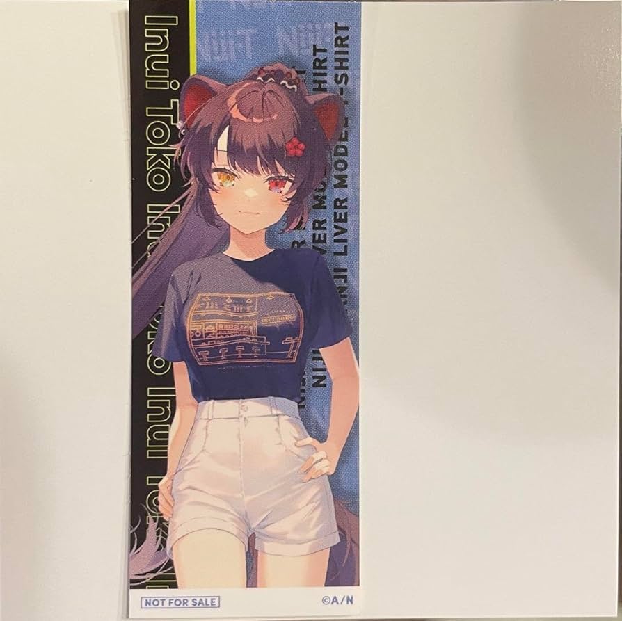 Amazon.co.jp: にじさん 6周年 にじTステッカー 戌亥とこ