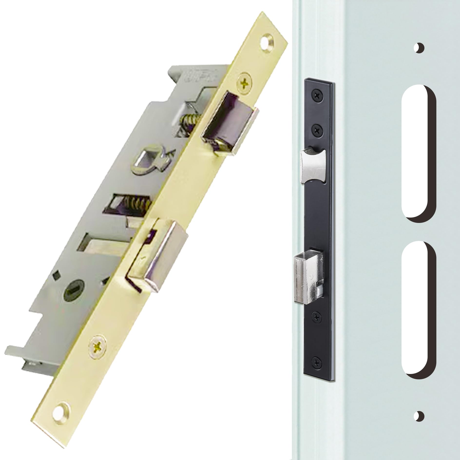 US Flat Slot Storm Door Mortise Lock Body Fits for Older Storm Doors, 5/16