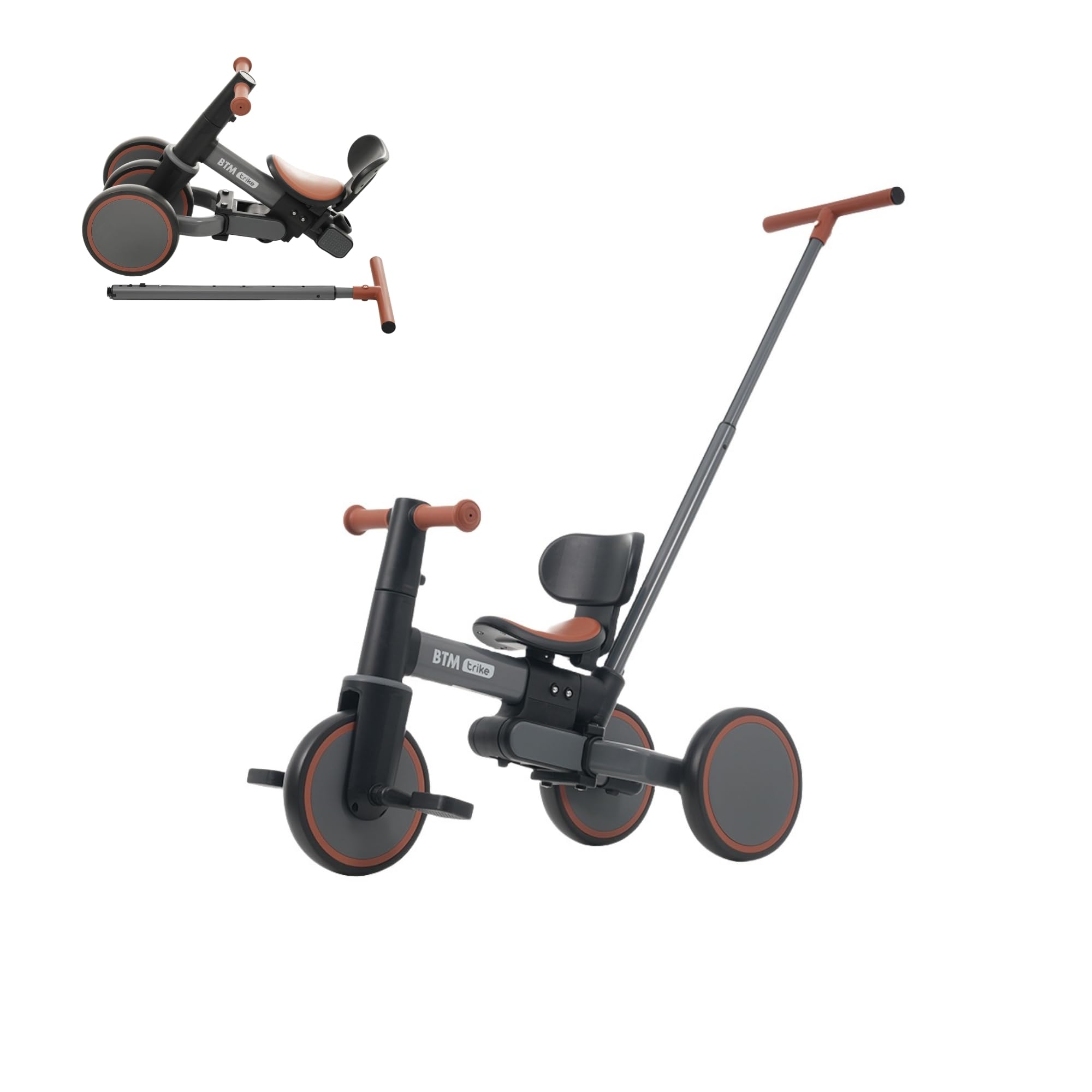 Amazon.co.jp: BTM 子供用三輪車 5in1自転車 超軽量 オリジナル 5段階