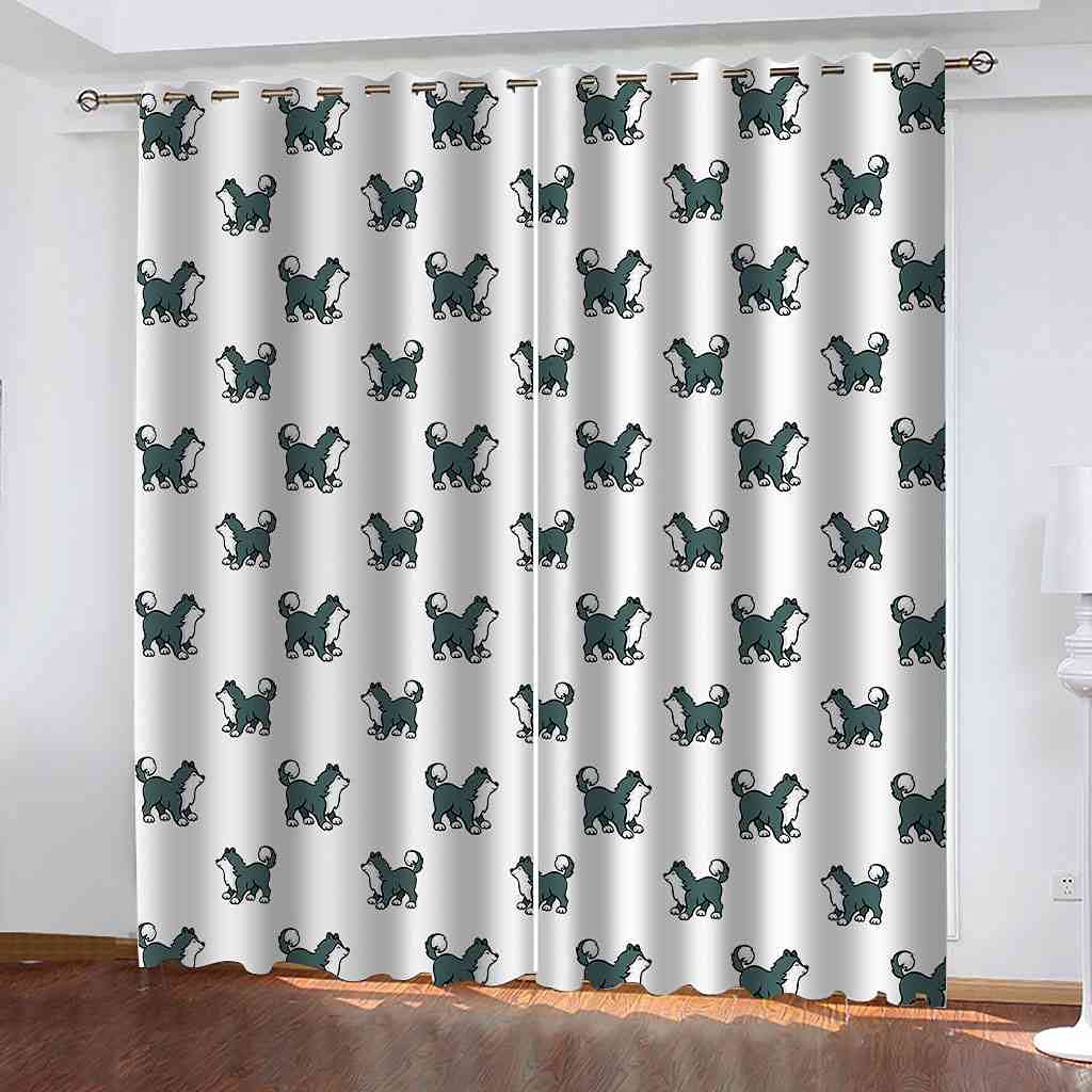 Rideaux occultants thermiques et phoniques pour chambre 3D