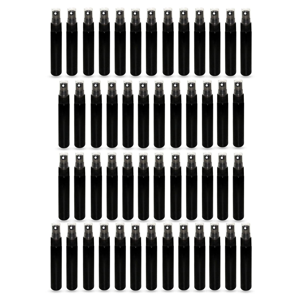 Hunky Dory 24pcs 10ml Unbreakable Black Empty Plastic Pen Spray Bottle Refillable Bottle Sanitizer, Toner, Perfume, Attar, Lotion, Moisture, Oil (Pack of 24)-image-17
