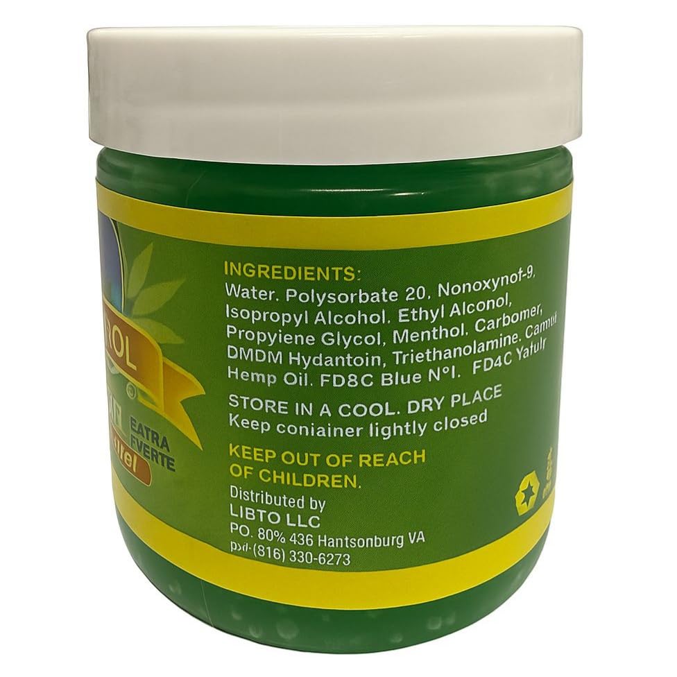 Image of Extra Strong Muscle Rub Gel with Hemp Oil, Menthol & Camphor - Cooling, Fast-Absorbing Topical Gel for Post-Workout Active Lifestyles - Net Wt. (4 Ounce (Pack of 1))