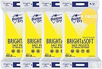 99.8% Pure Water Softener Salt Pellets - NSF Certified, Anti-Bridging, High Solubility, 4-Pack for Soft Water & Appliance Protection