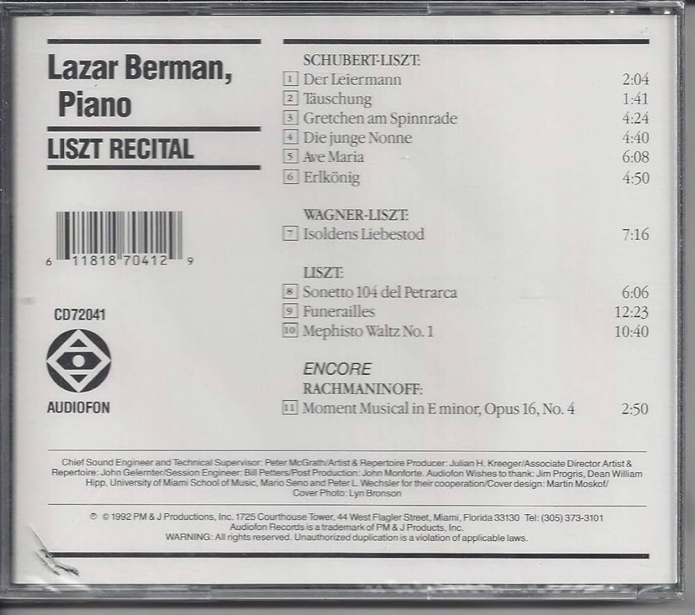 Lazar Berman/ The Deutsche Grammophon Recordings［CD］ LAZAR BERMAN: mussorgsky: pictures at an exhibition DEUTSCHE
