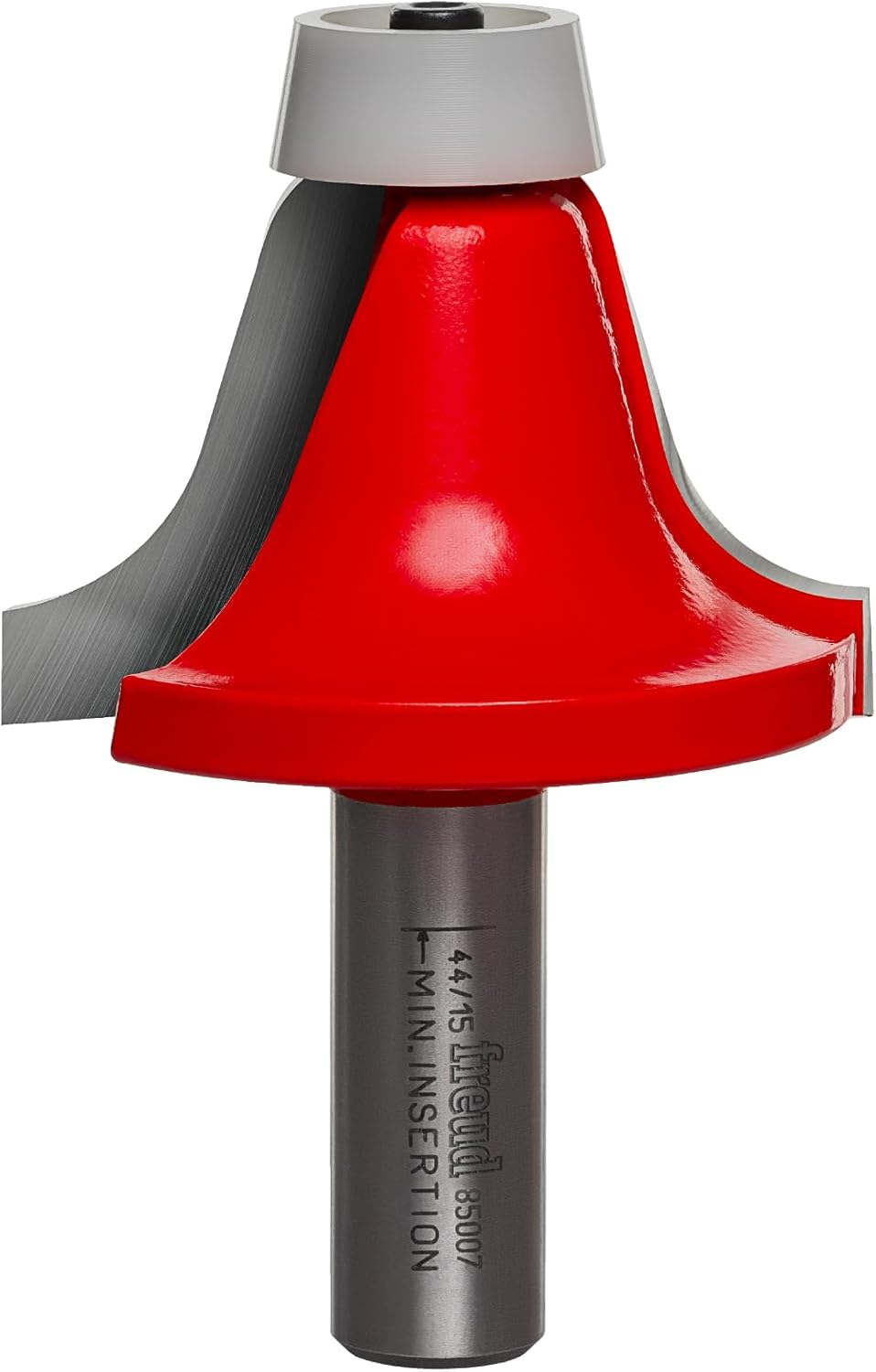 Freud 85-007: 1/2" Radius Ogee Bowl Bit with 1/2" shank, 3-1/8" overall length