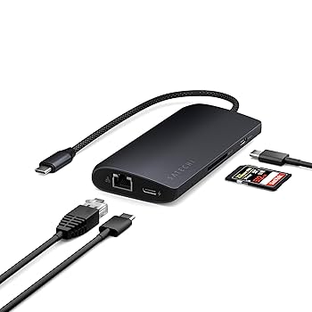 SATECHI 8 in 1 USB-C ハブ マルチポートアダプター 4K Amazon.com: Satechi 8 in 1 USB C Hub Multiport Adapter V2