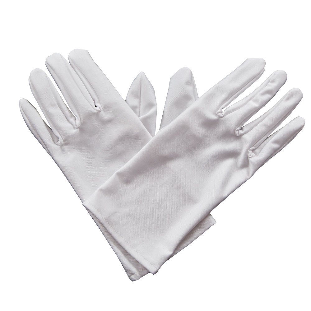 Wicked Costumes Adult Gents White Gloves Fancy Dress Accessory