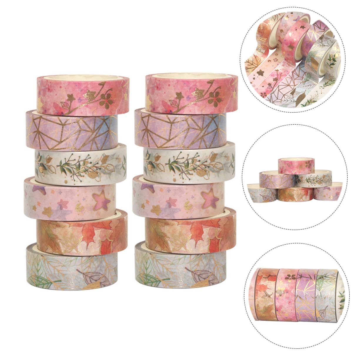 STOBOK Stk Bedrucktes Washi Tape Fotoalbum Dekoratives Washi-tape Altes Washi-tape Streifenband Selber Machen Washi-tape Selber Machen Planerband Autosachen Papier Mehrzweck Aufkleber