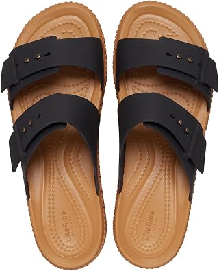 Crocs Women's Brooklyn Woven BuckleWedge Sandal