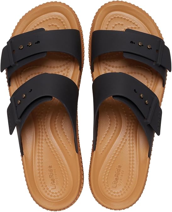 Crocs Women's Brooklyn Woven BuckleWedge Sandal