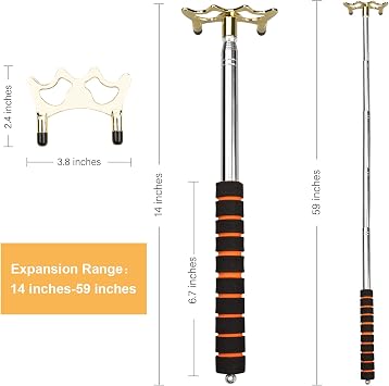 Adhafera Billards Cue Stick Bridge, Extension Snooker Cues Bridge