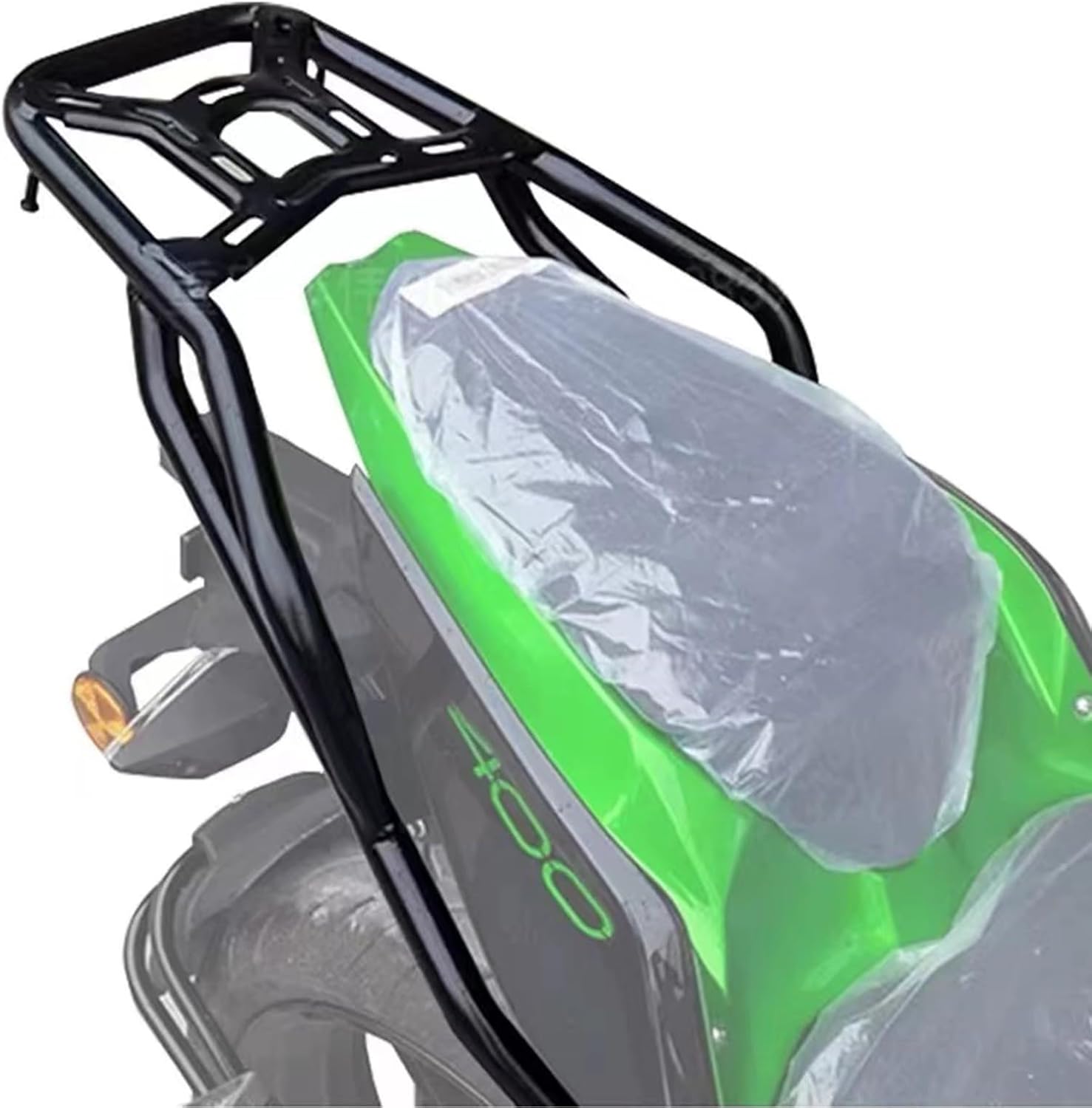 Motorcycle Rear Rack Luggage Carrier Rear Tail Storage Rack Top Box Holder Support Bracket Extended Seat Shelf Accessories Compatible with Kawasaki Ninja 400 Z400 Ninja 400 Z400 Ninja 400 Z400