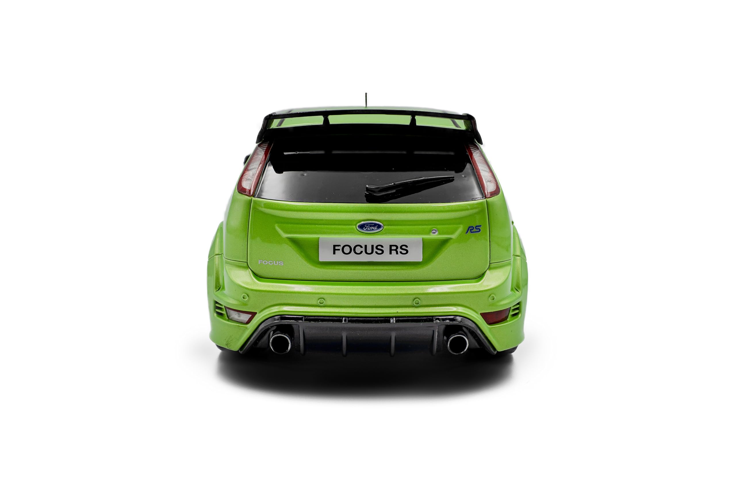 Solido Ford Focus RS MK2 – 1:18 Modellauto in Ultimate Green, Präzises Die-Cast Modell, Detailreicher Innenraum und Motor, Sammlermodell für Ford-Fans