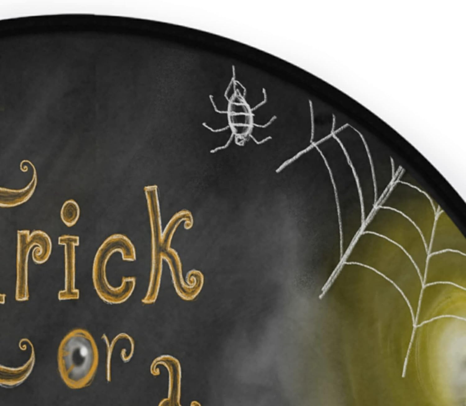 Vdsrup Halloween Pumpkin Cobweb Doormat Spider Trick Or Treat Round Floor Mat Non Slip Carpet Yoga Mat Rug for Entryway Living Room Bedroom Home Decor 3'