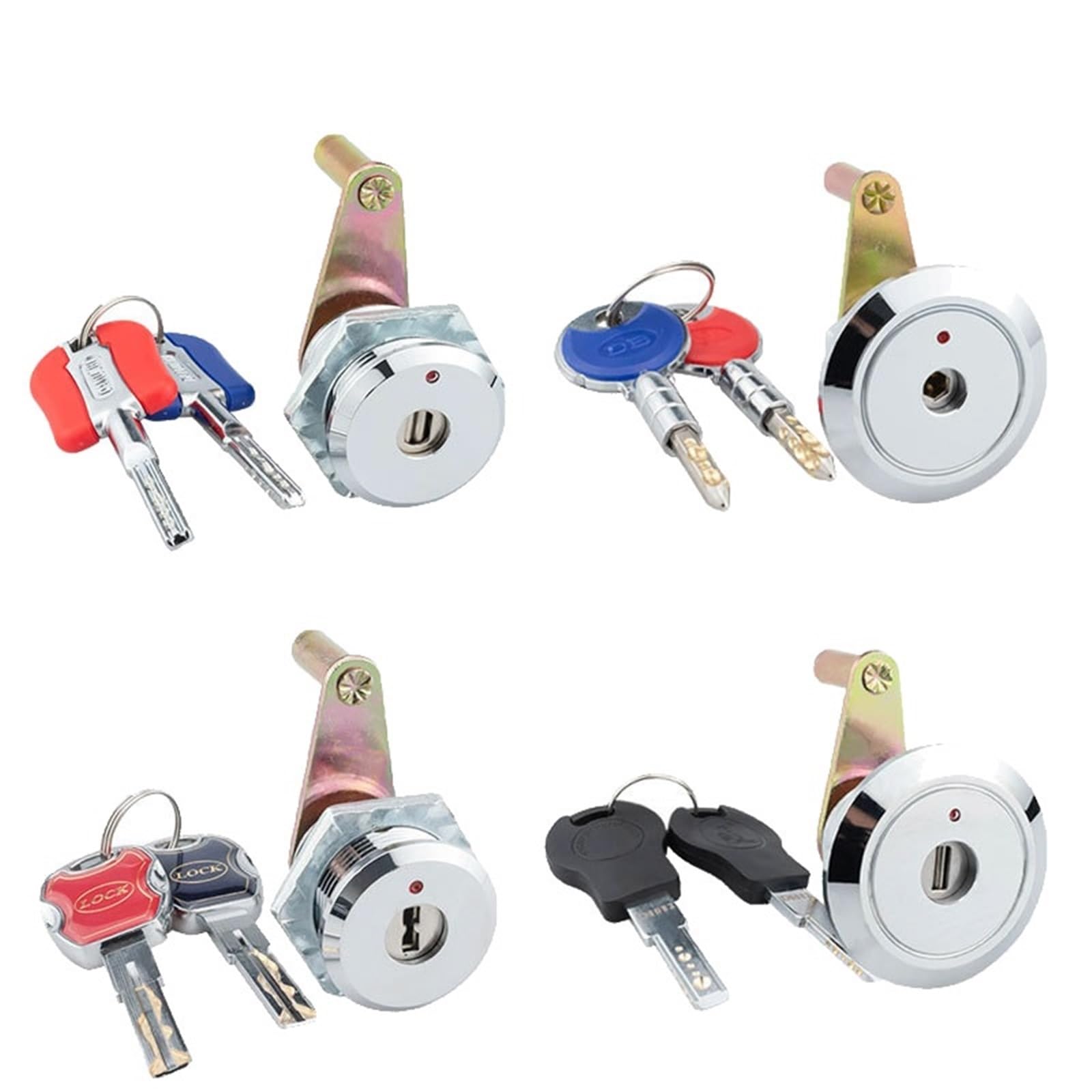 Sxolcoufoh 205C Lock Cylinder 2Keys And 5Keys Electronic Password 1Pcs(205C)