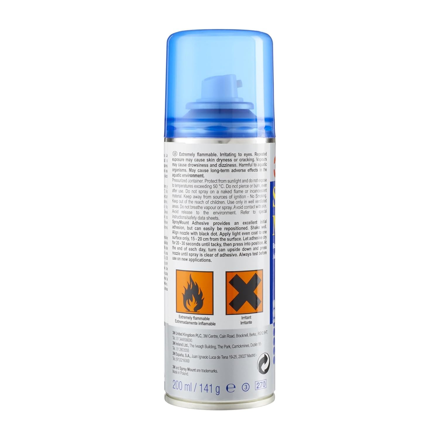 Scotch SprayMount Adhesivo en Spray, 400 ml, 1 Bote/Paquete - Ideal para Fotografías, Tableros y Carteles