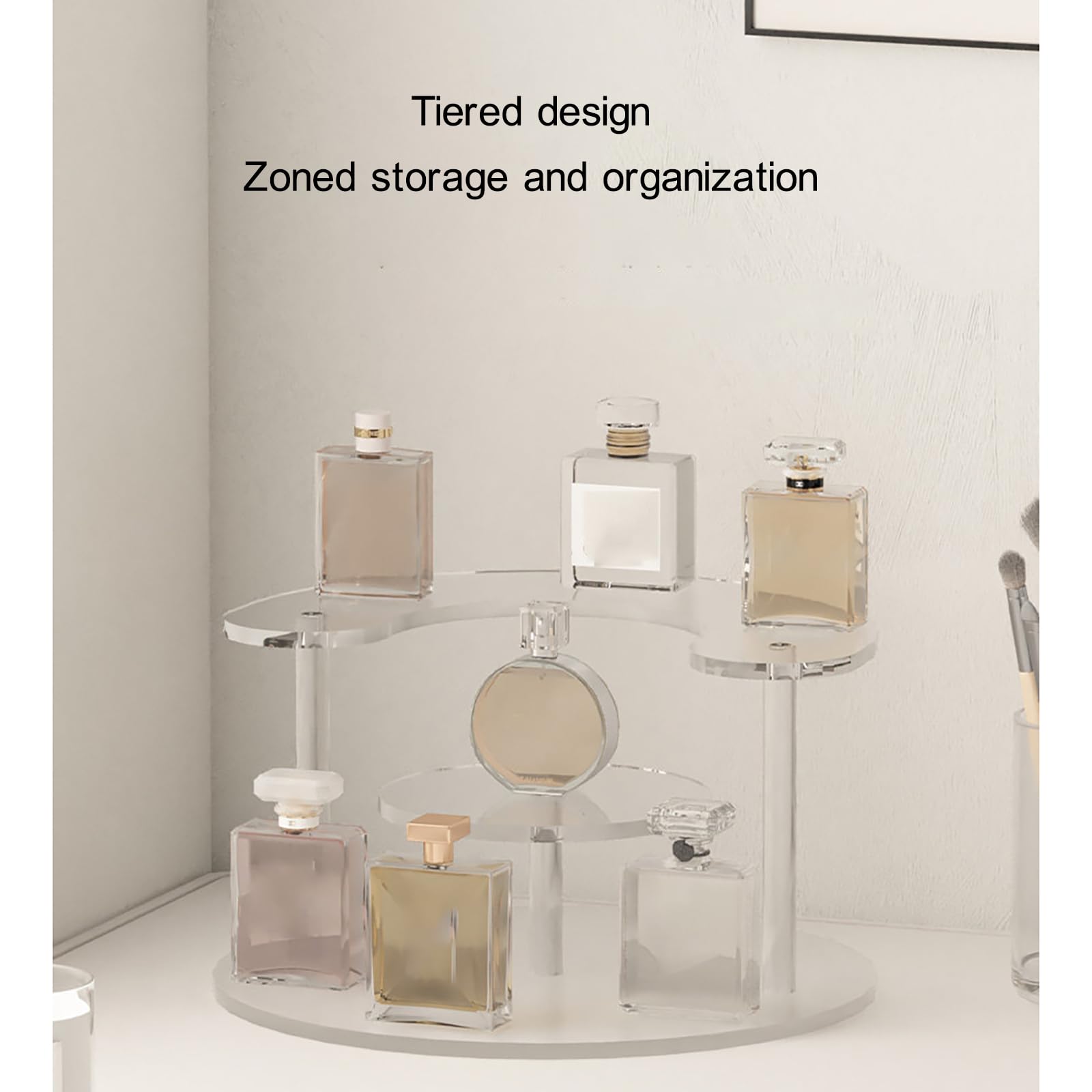 Présentoir de Parfum en Acrylique Transparent, boîte de Rangement de Parfum pour Hommes, Organisateur de comptoir. Le Choix Parfait pour Les Hommes.