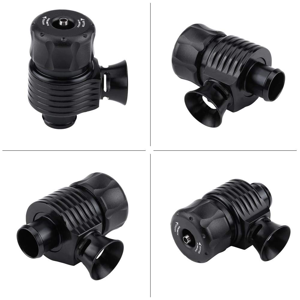 Turbo Blow Off Valve 25 mm 1 inch Car Turbo Blow Off Valve Dump Valve Adapter Kit con 2 adaptadores + 2 pinzas + 2 piezas de asiento (cuerno)