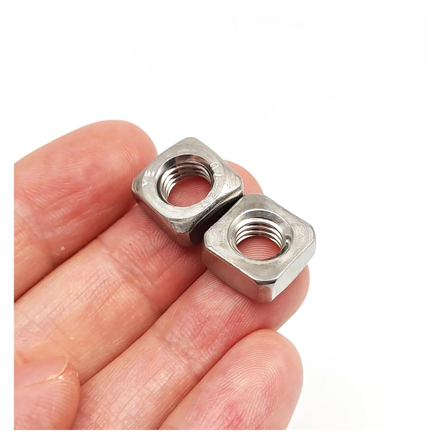 160pcs/box DIN557 GB39 Square Nut Foursquare Quadrate Nut Set Mix Size M3-M8 Assortment Kit Box 304 A2 Stainless Steel