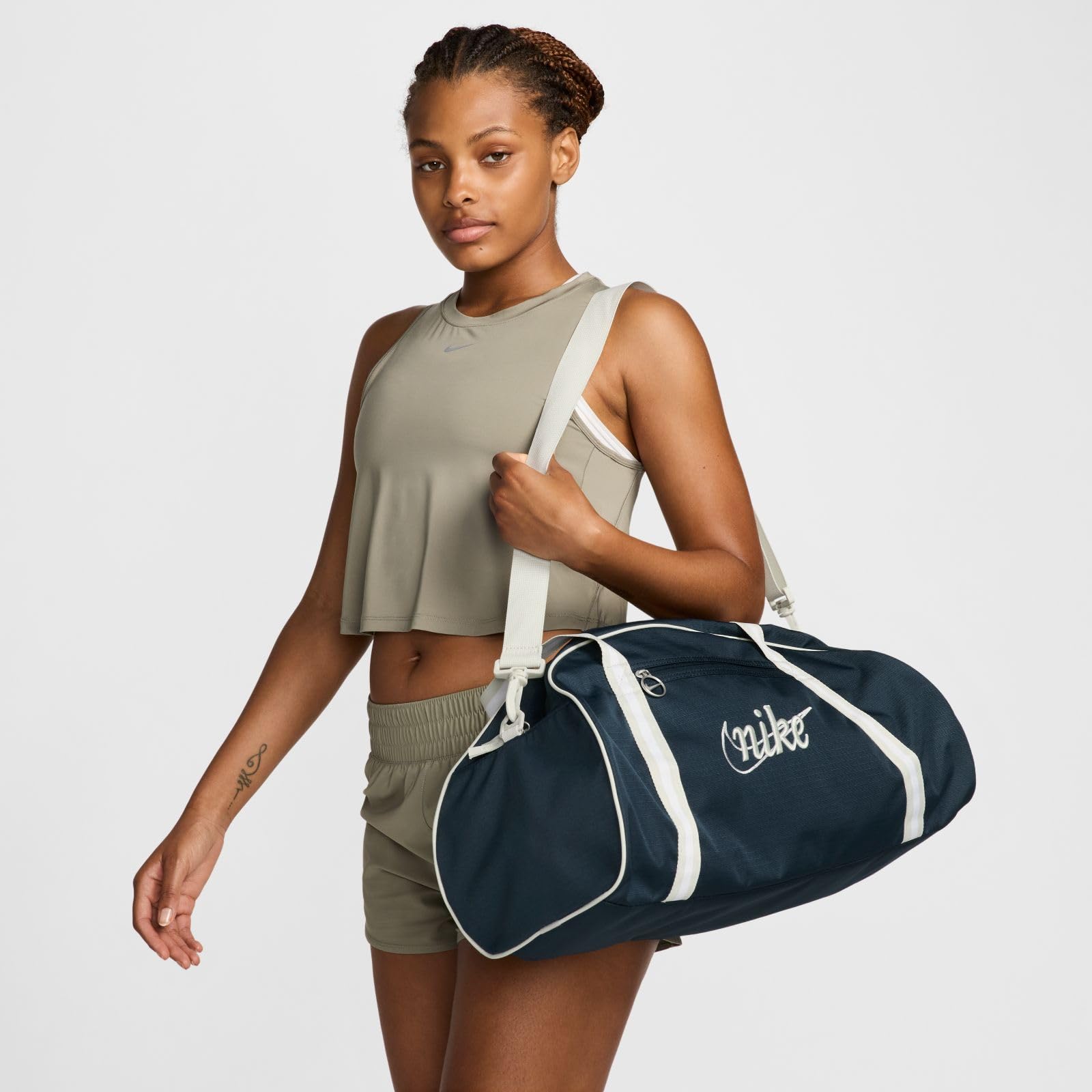 Nike W Gym Club - Rétro - Armory Navy/Sea Glass/Sea Glass, DH6863-478, MISC, Armory Navy/Sea Glass/Sea Glass, Taille Unique, Entraînement pour Femme