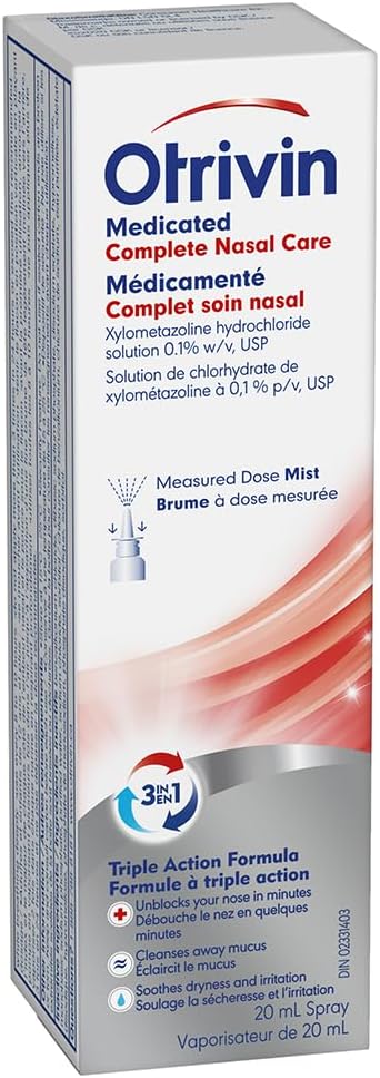 Otrivin Medicated Complete Nasal Care (Spray) (Measured Dose Mist)