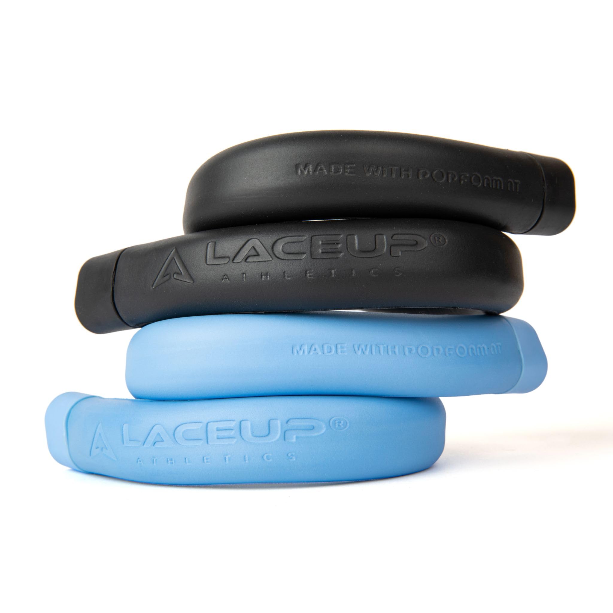 New LaceUp Wearable Wrist Weights | 2 Pack Black - 1 Pound Each | Adjustable Wrist Weights Set for Walking, Yoga, Dance, Barre, Pilates, Cardio, or Aerobics