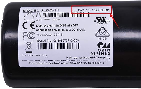 Okin Refined-R Model JLDQ-11 & amp؛ JLDQ-1A JLDQ 11.156.333K مشغل المحرك لكرسي رفع كرسي