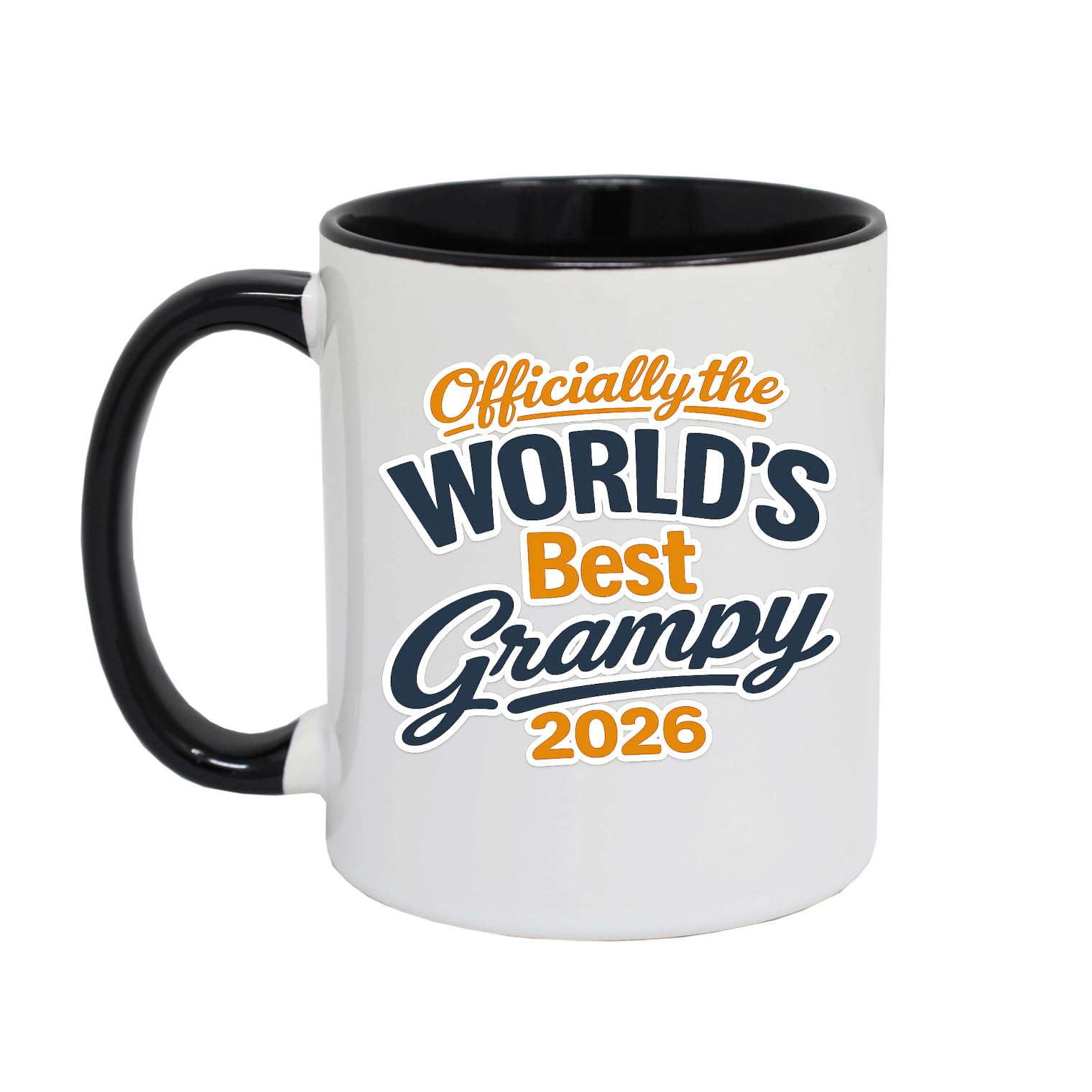World's Best Grampy Gift Mug & Coaster Set, Personalised Present - 11oz (Mug Only)