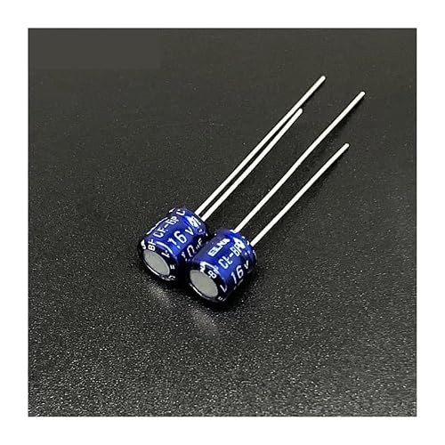 ICXLPMC 10pcs 10uF 16V CE-BP 5x5mm 16V10uF Bipolar Capacitor BLUE