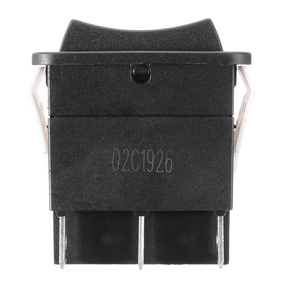 Interruptores de Pulsador Eléctrico Industrial KEDU Gran Corriente On Off On Interruptor Basculante HY12-9-3 1.5HP 6Pins Tab 20A 125/250V, 2-Pack