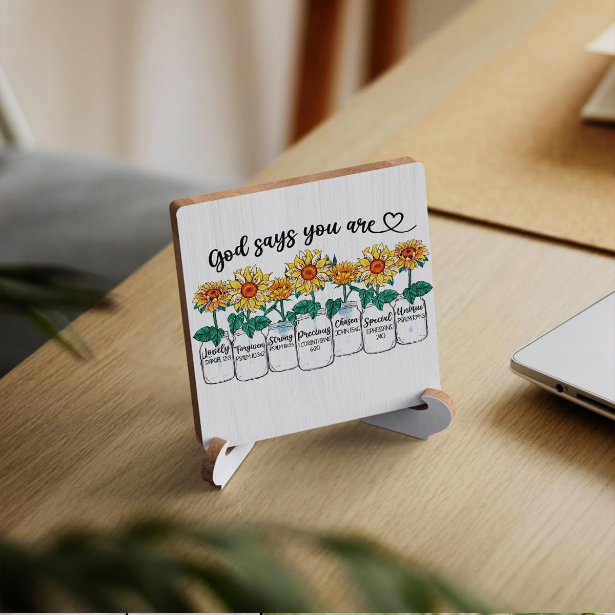 KEJPU Lienzo Decorativo Para Pared, Diseño De Mariposa Con Texto En