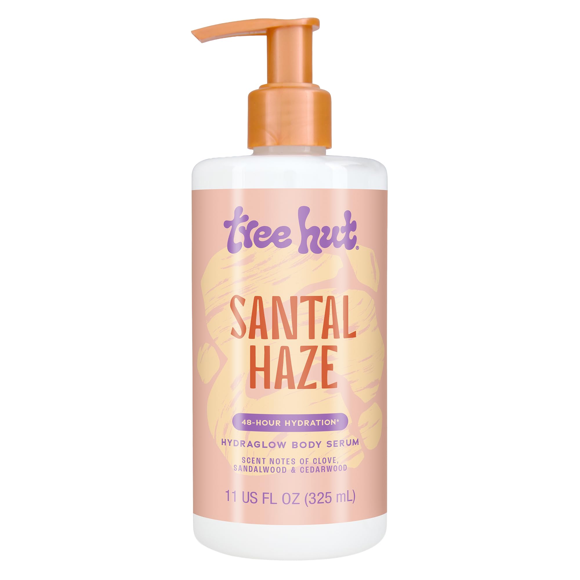 Tree Hut Santal Haze Hydraglow Hydraglow Body Serum, Brighten & Hydrate, with Hyaluronic Acid, Vitamin C & Niaciamide, 11 Oz.