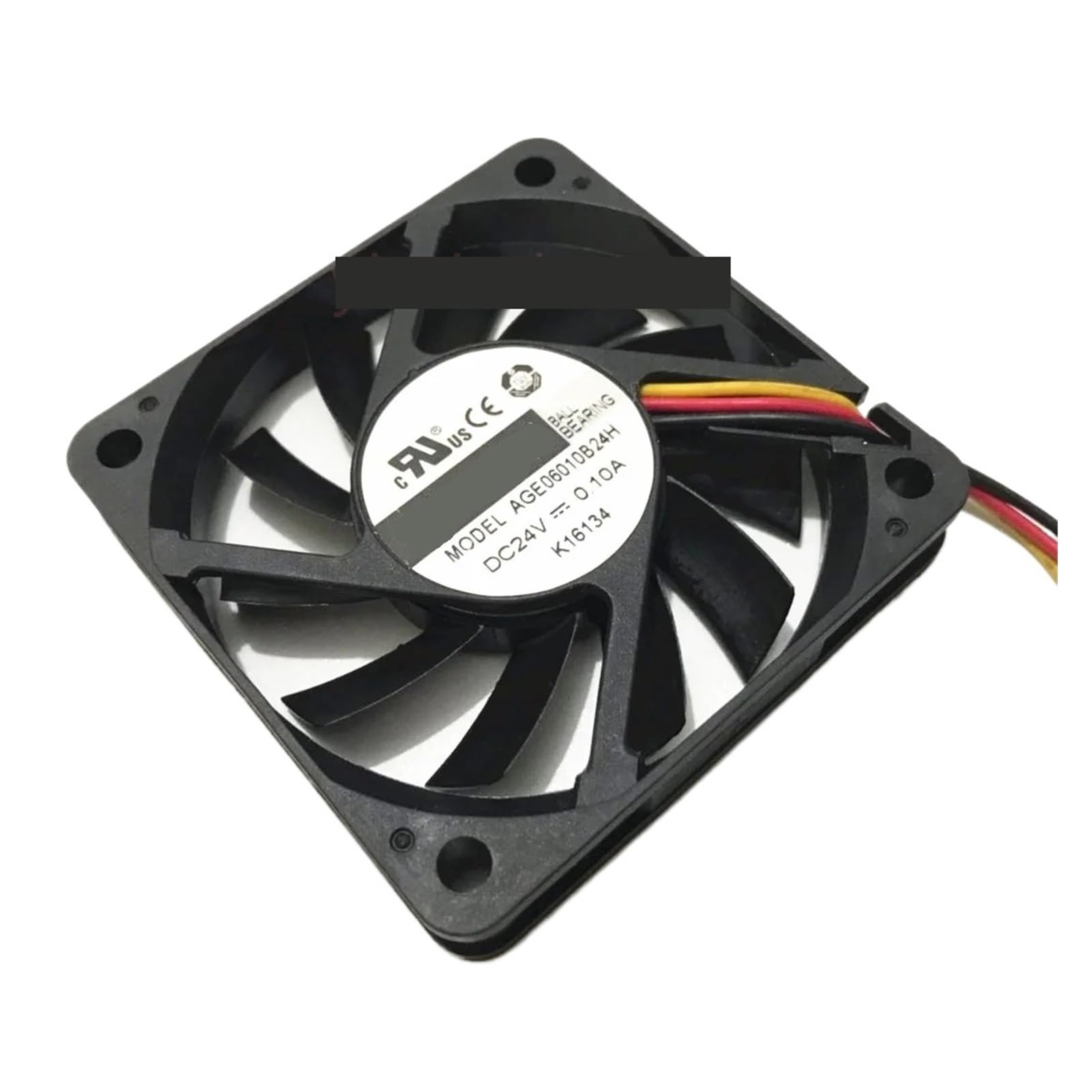 UITGVDQAT AGE06010B24H DC 24V 0.1A 60x60x10mm 3-Wire Server Cooling Fan