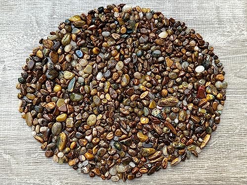 Image of 2 oz Lot Natural Semi Tumbled Pietersite Gemstone Chips, Pietersite Crushed Mini Crystals, Pietersite Undrilled Crystal Chips (Pietersite)