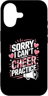 Sorry I Can't I Have Cheer Practice Cheerleader Case for iPhone 17