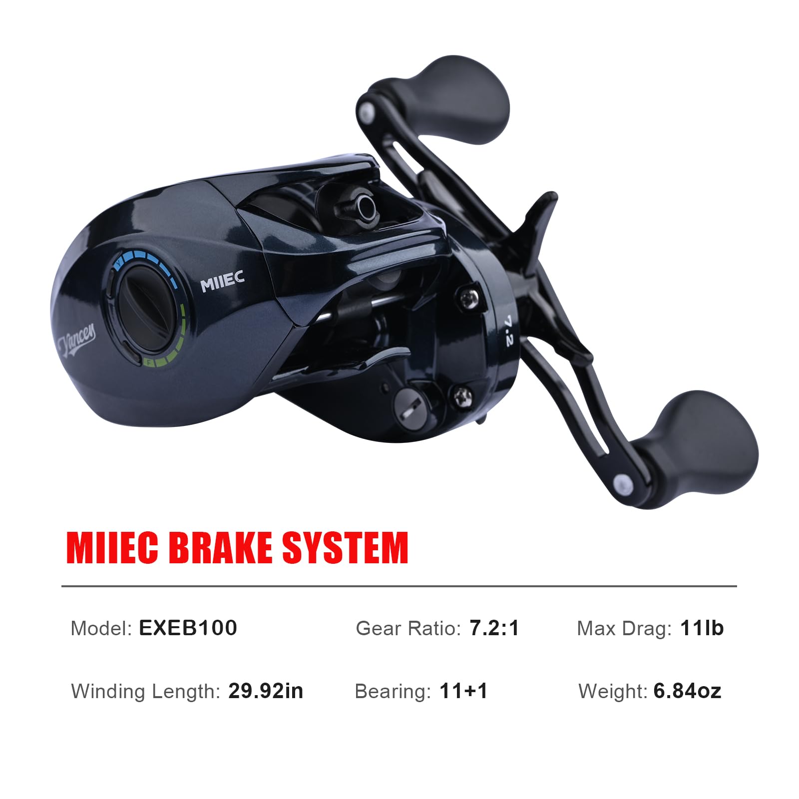 PURELURE Yancey Long Cast Baitcasting Reel