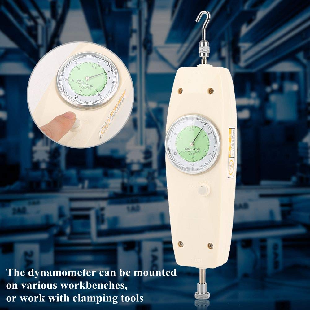 Dynamometer, 300N Analog Dynamometer Force Measuring Instrument Tester