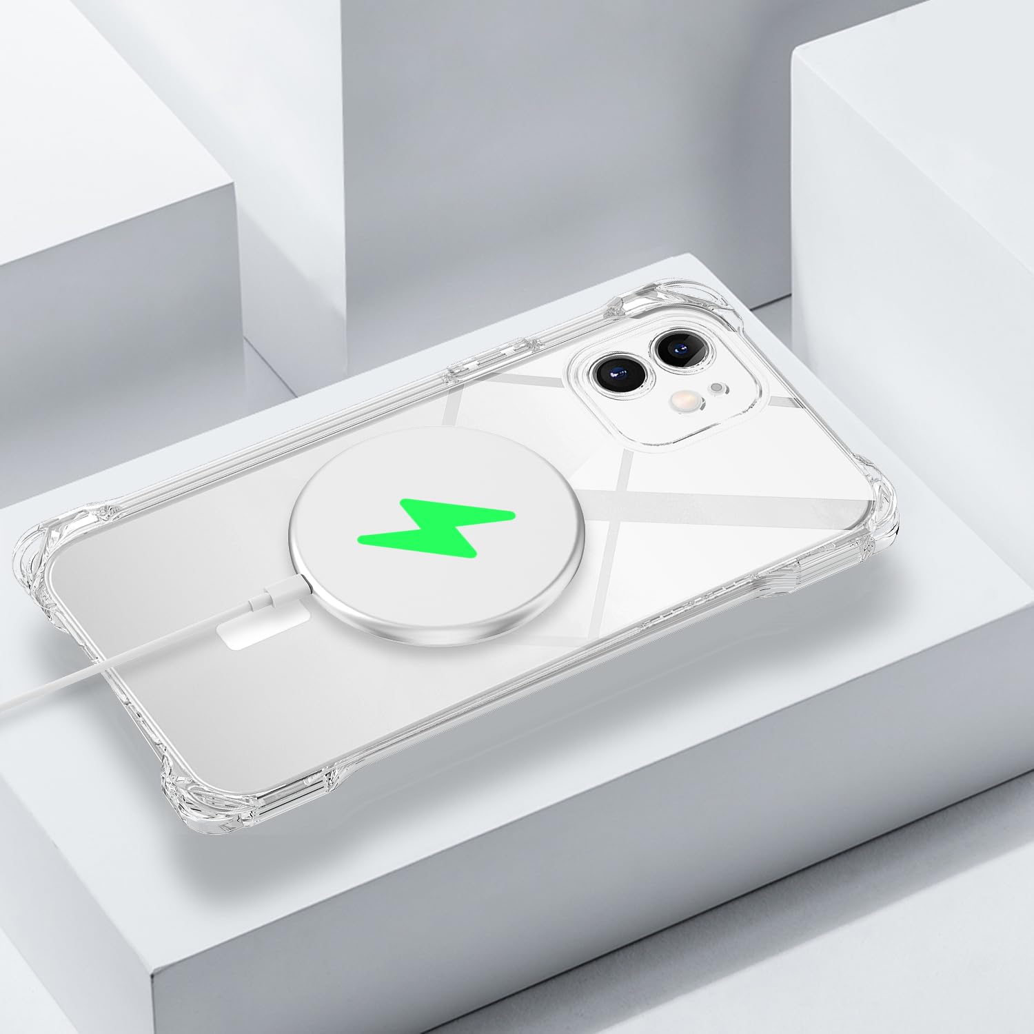 Amazon.co.jp: MagSafe対応 iPhone 12 用 ケース クリア ストラップ
