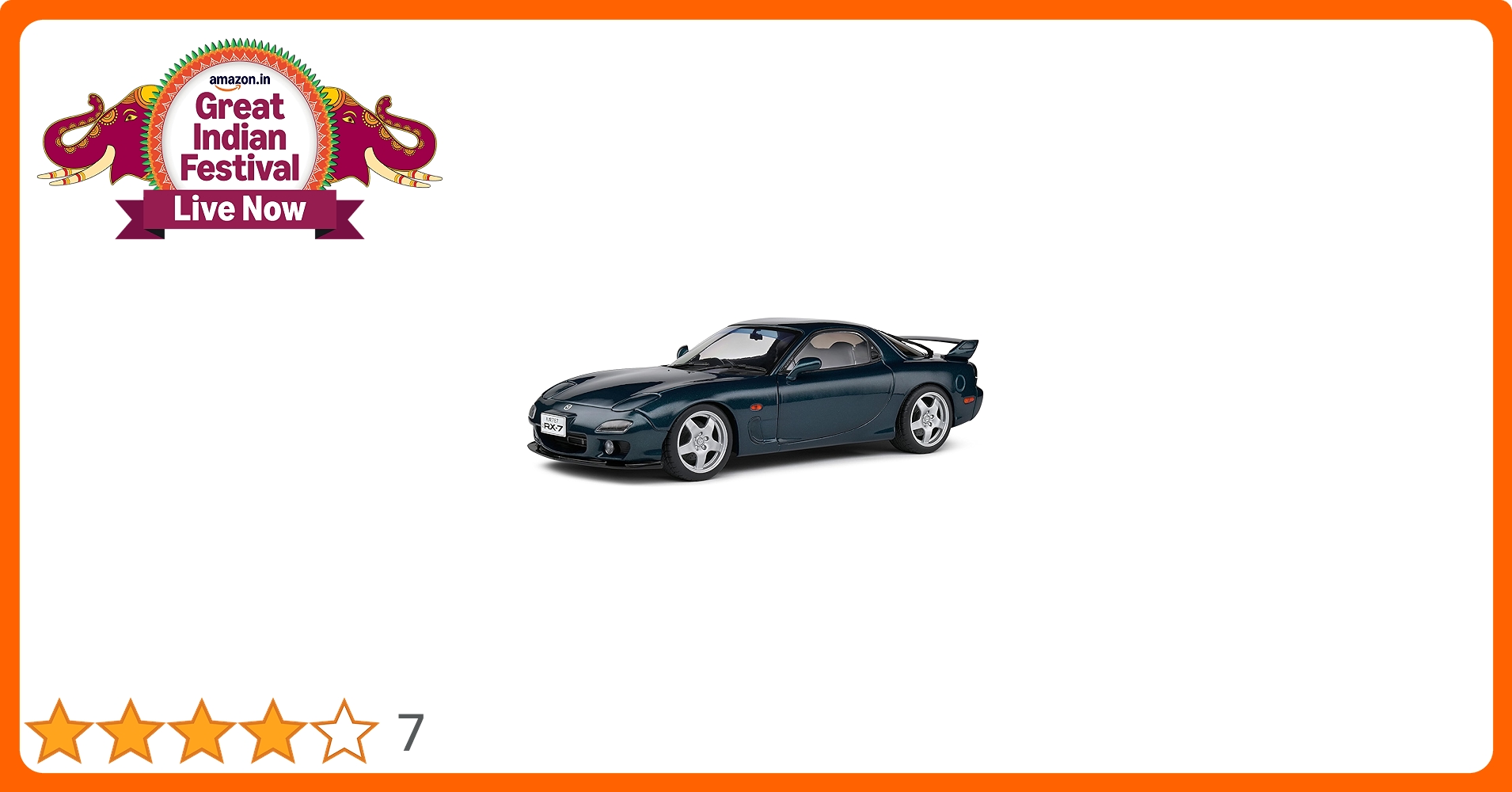 ソリド 1/18 マツダ RX-7 FD3S RS 1994 ブルー SOLIDO ミニカー [並行