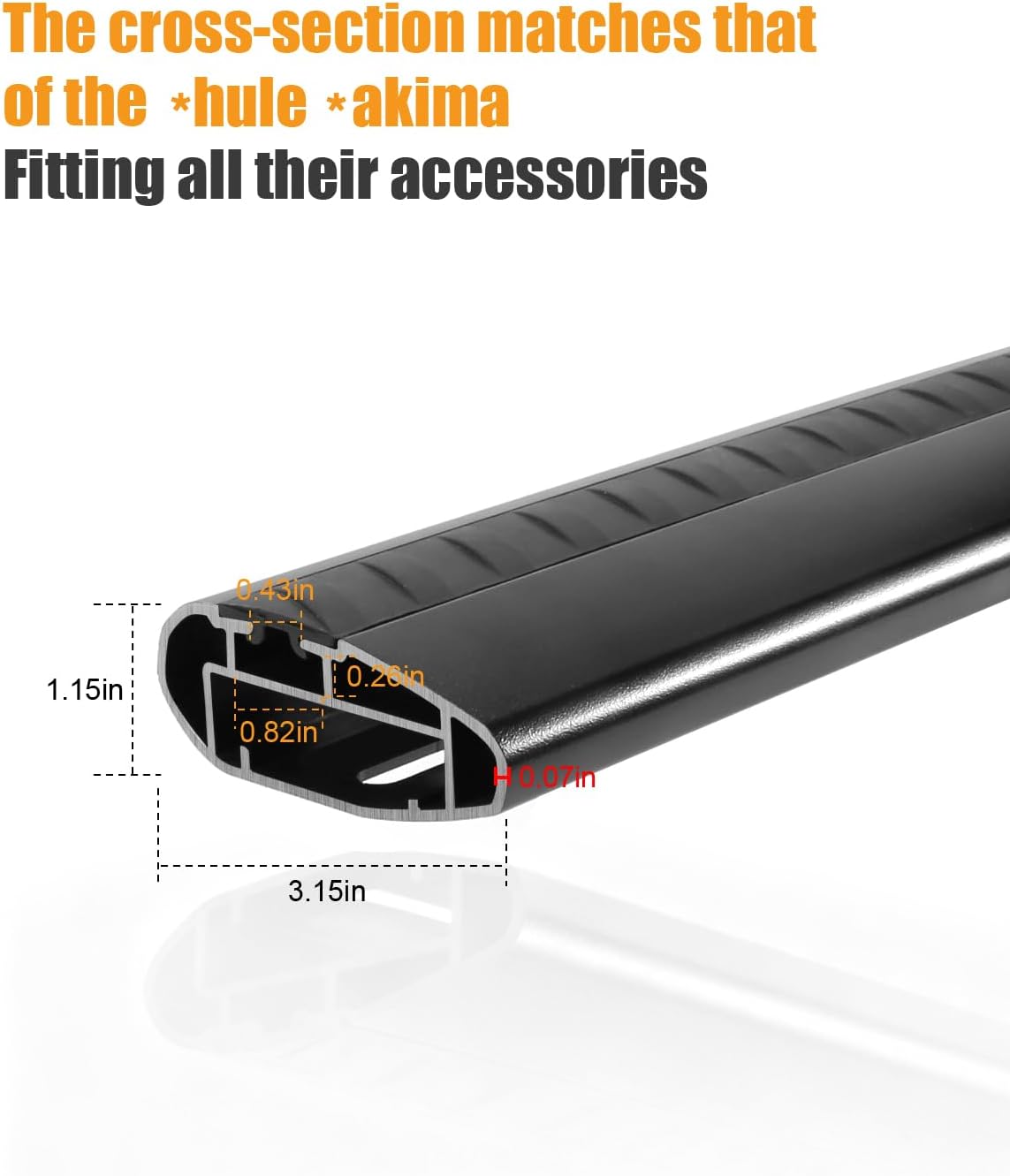 KINGGERI 330lb Lockable Roof Rack Cross Bars Compatible with BMW X5 G05 2019-2026 with Flush Side Rails, Heavy Duty Rooftop Aluminum Roof Rails Crossbars Cargo Anti-Theft Luggage Accessories