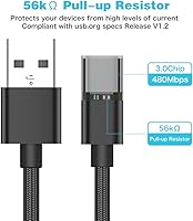Vista 4 de Adaptador USB C hembra a USB macho (paquete de 2), adaptador de cable de carga tipo C a USB A, compatible con iPhone 16 15 15 Pro Max, iPad 2018