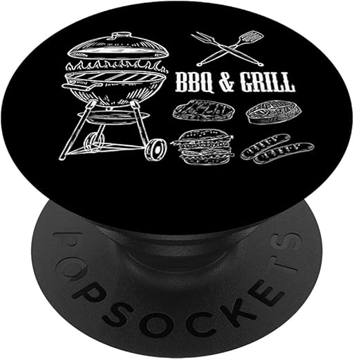 BBQ - Grill - Bistecca - Spiedini - Vacanze estive PopSockets PopGrip...