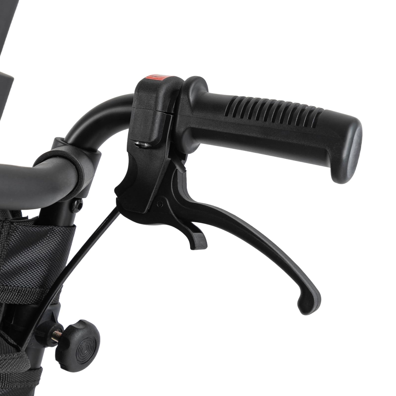 Silla de ruedas reclinable ligera con respaldo ajustable de 90° a 175°, plegable de aluminio, para personas mayores y adultos de hasta 130 kg, compacta y portátil