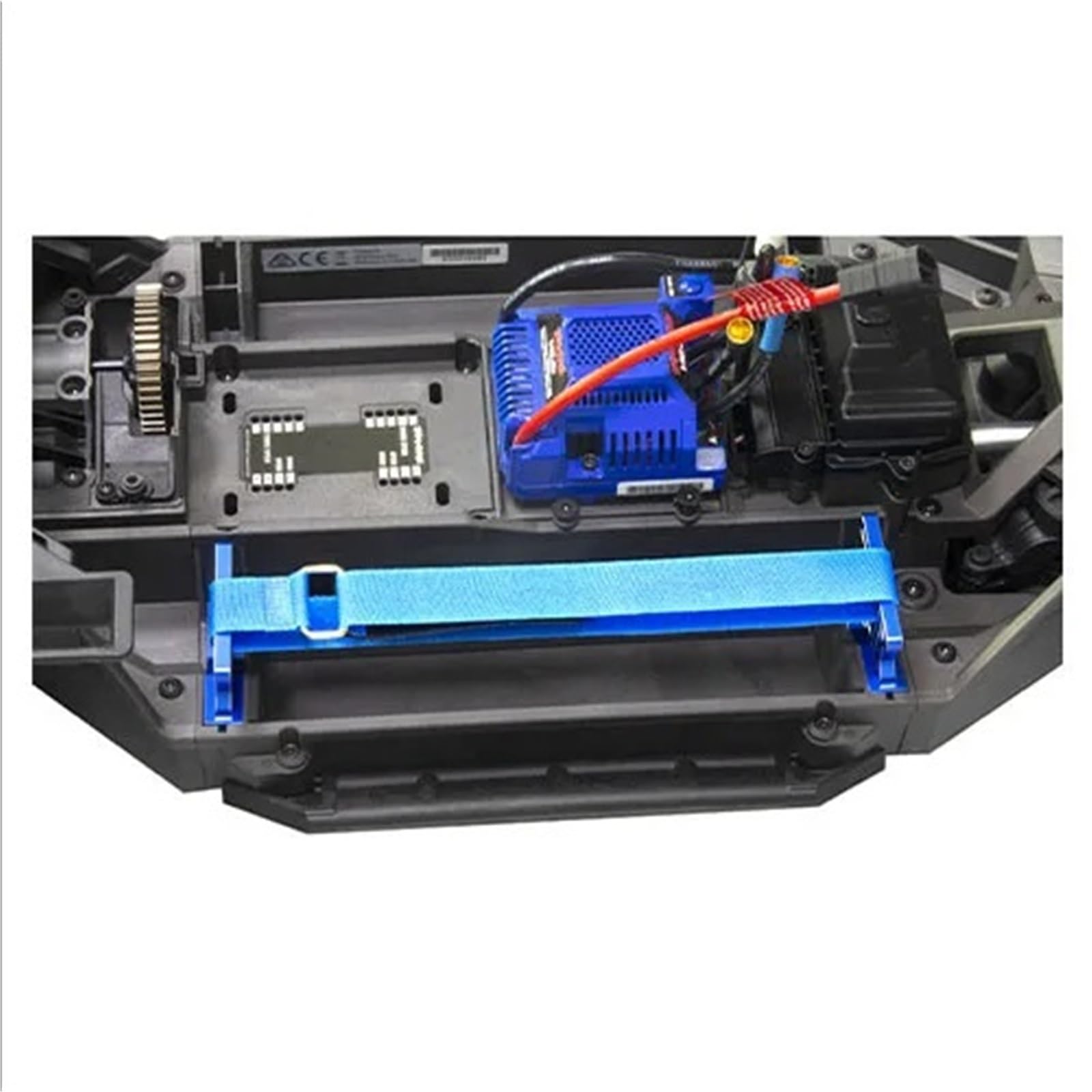 Compatible con TRAXXAS para XRT 8S 1/6 RC Piezas De Actualización Coche Accesorios Soporte Batería para Alto Metal Sujeción Correa Accesorios RC