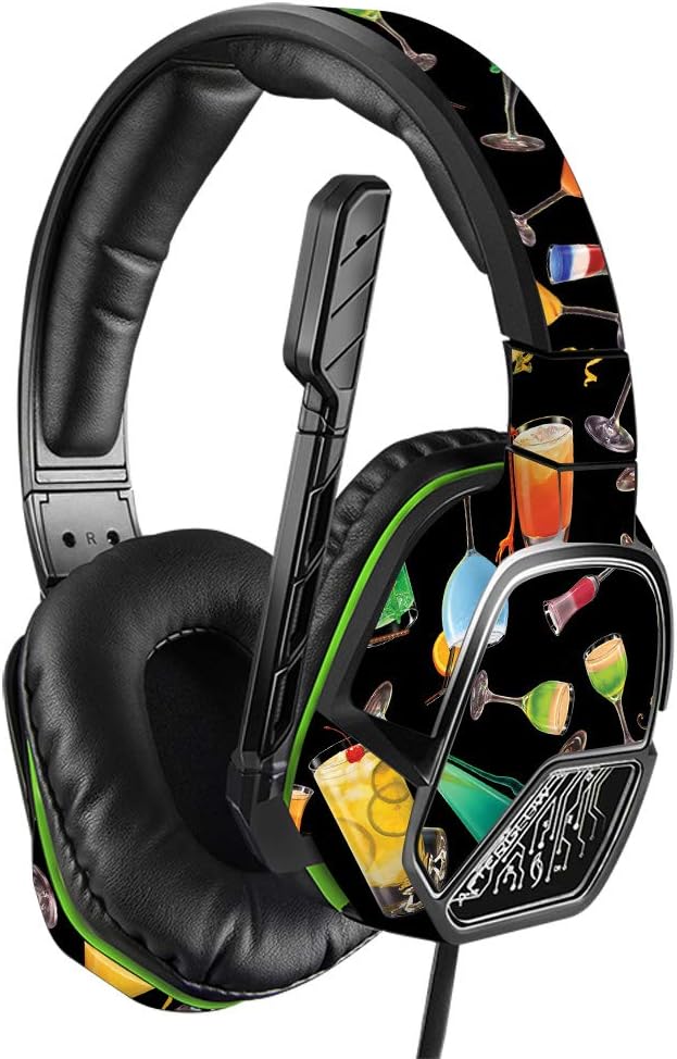 MightySkins Skin Compatible with PDP Xbox One Afterglow LVL 3 Headset - Cocktail Therapy | Protective, Durable, and Unique Vinyl wrap Cover | Easy to Apply, Remove | Made in The USA