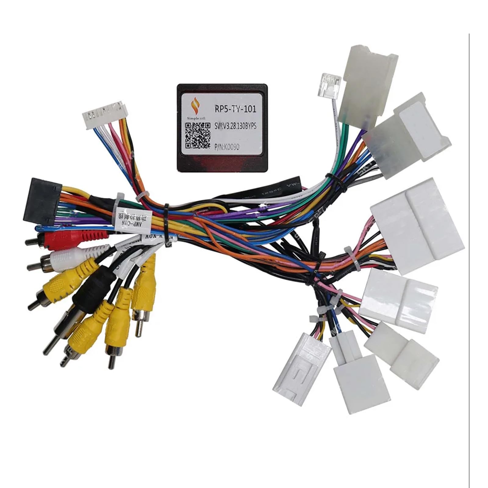 16pin Car Radio Stereo Power Retrofit Wiring Harness Adapter fits for Subaru Forester XV WRX Levorg 2012-2017 Subaru Outback Legacy 2012+ High-End Support Harman Kardon Amplifier OEM Backup Camera